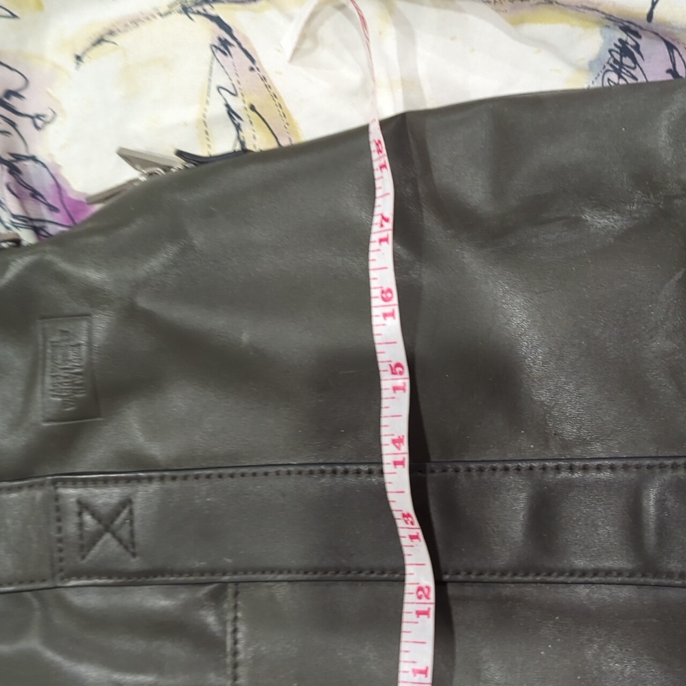 Jack Spade green leather briefcase - Picture 7 of 8